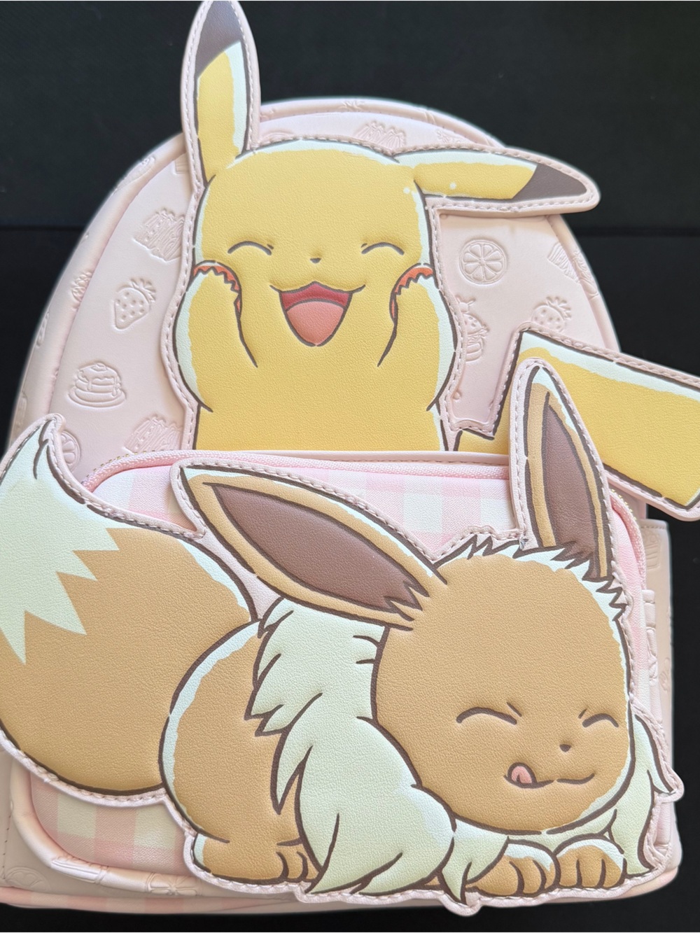 Loungefly Pink Pikachu & Eevee backpack